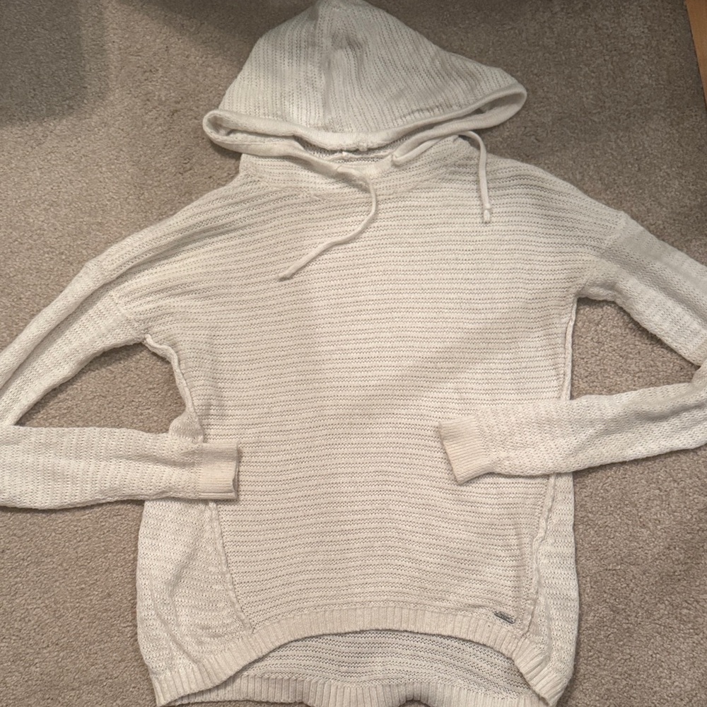 Abercrombie & Fitch Cream Knit Sweater Pullover